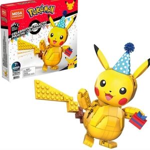 Mega Construx Pokémon Celebration Pikachu Building Set - 280pcs New Sealed